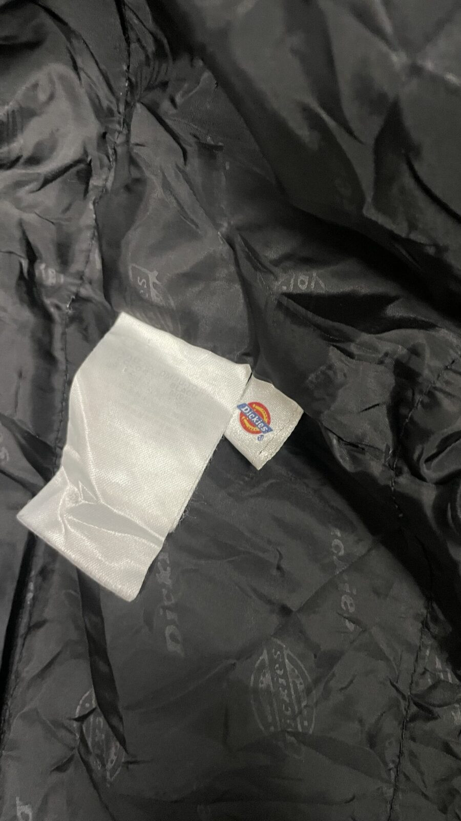 Dickies Black Jacket detail view