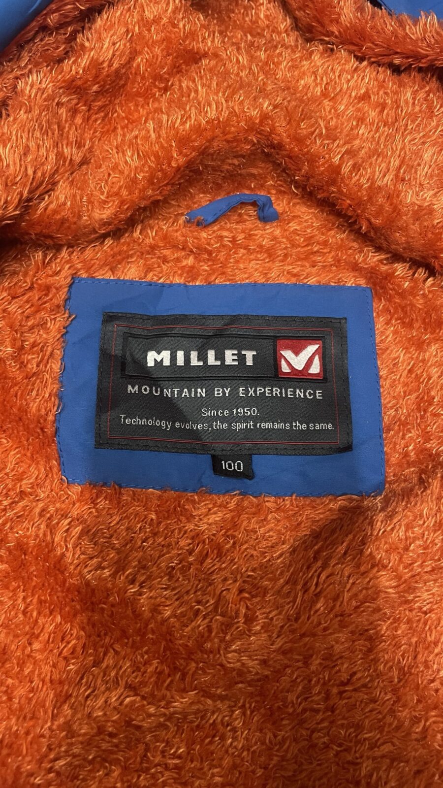 Blue Hoodie back view