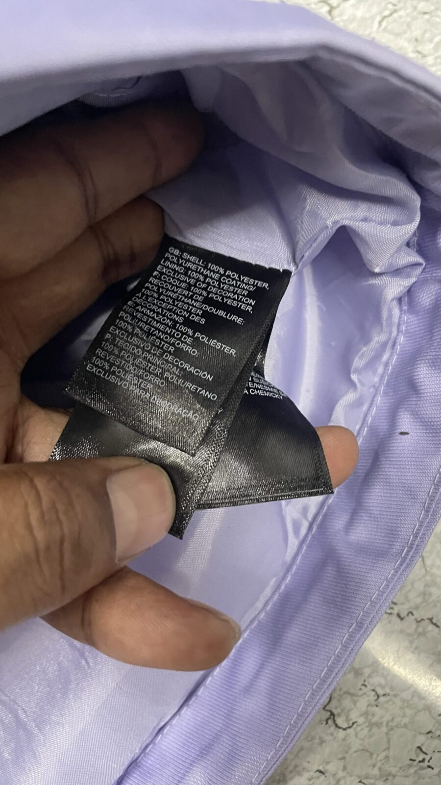 The North Face Blue Hoodie back view