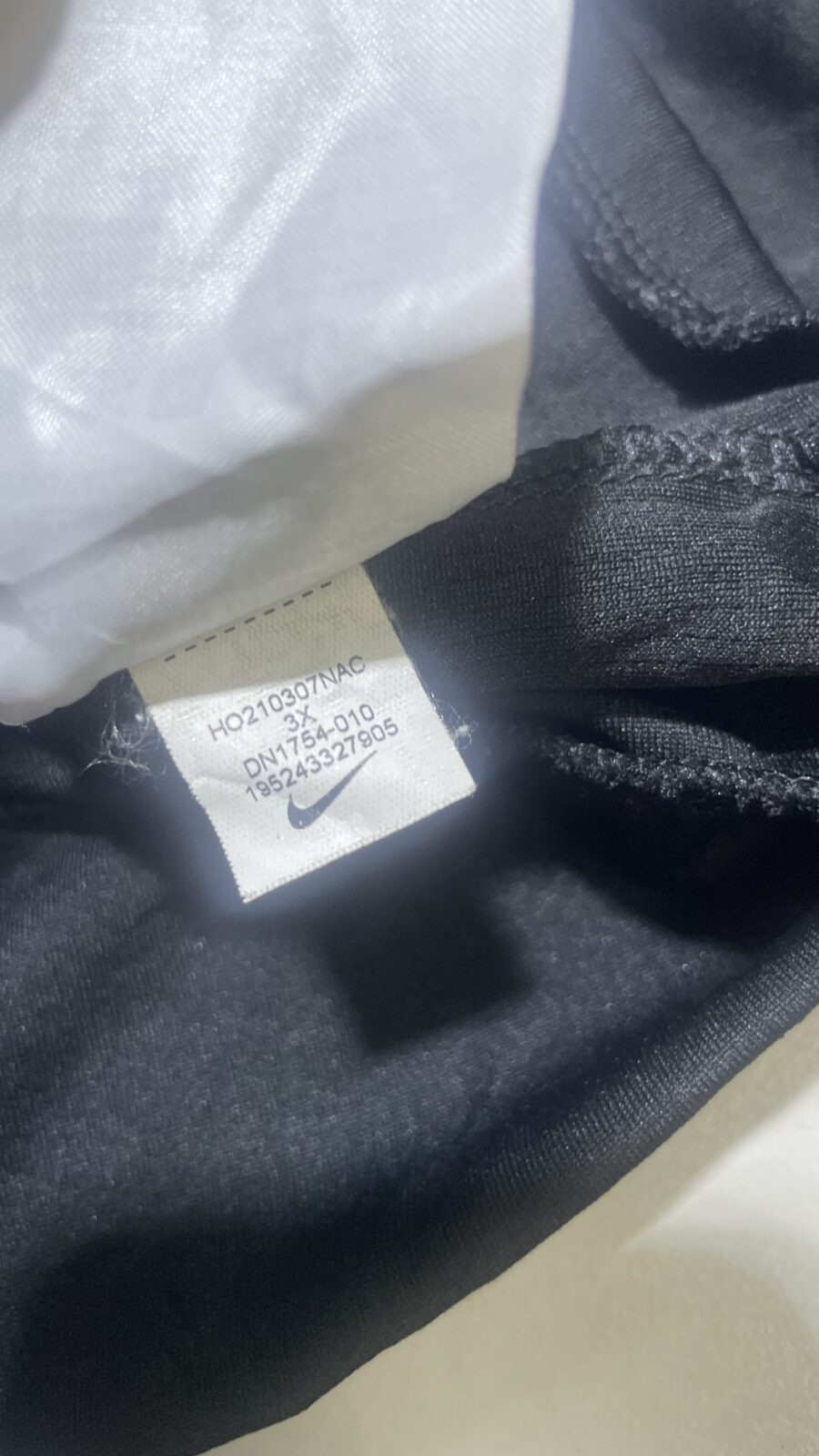 Nike Black T-Shirt detail view