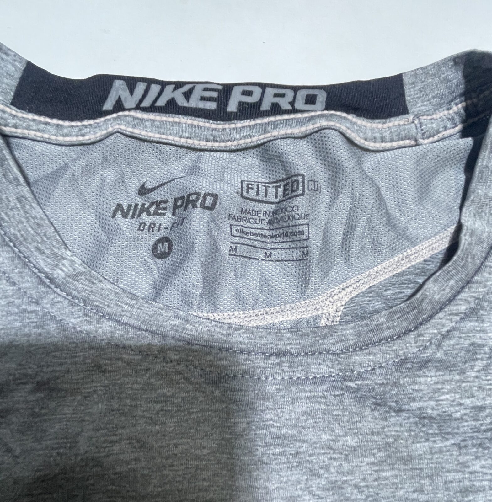 Nike Grey simple back view