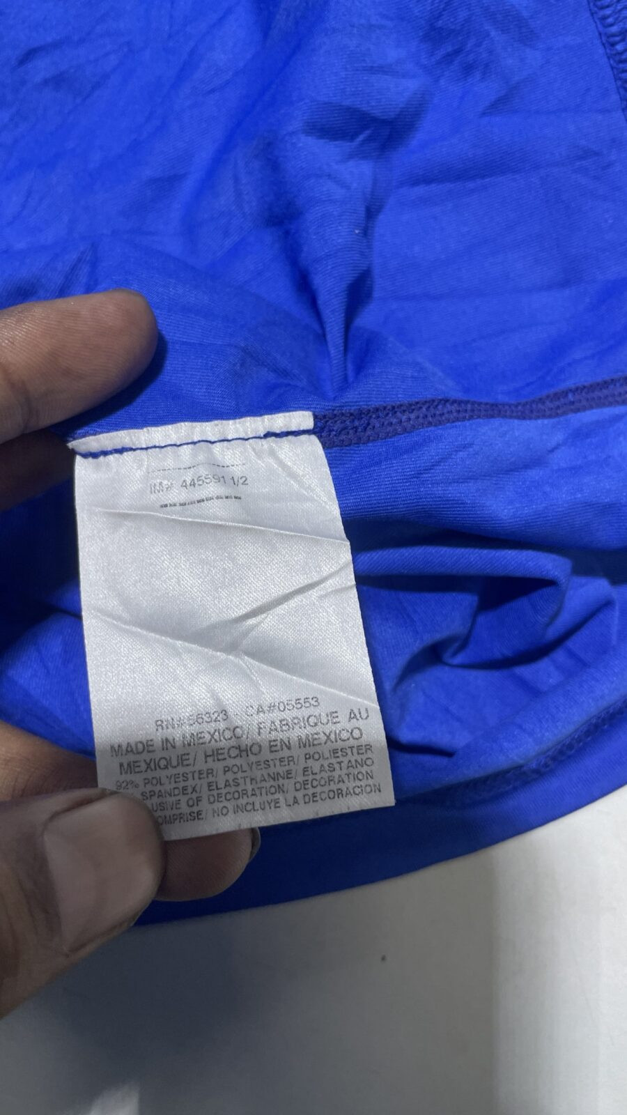 Nike Blue simple back view