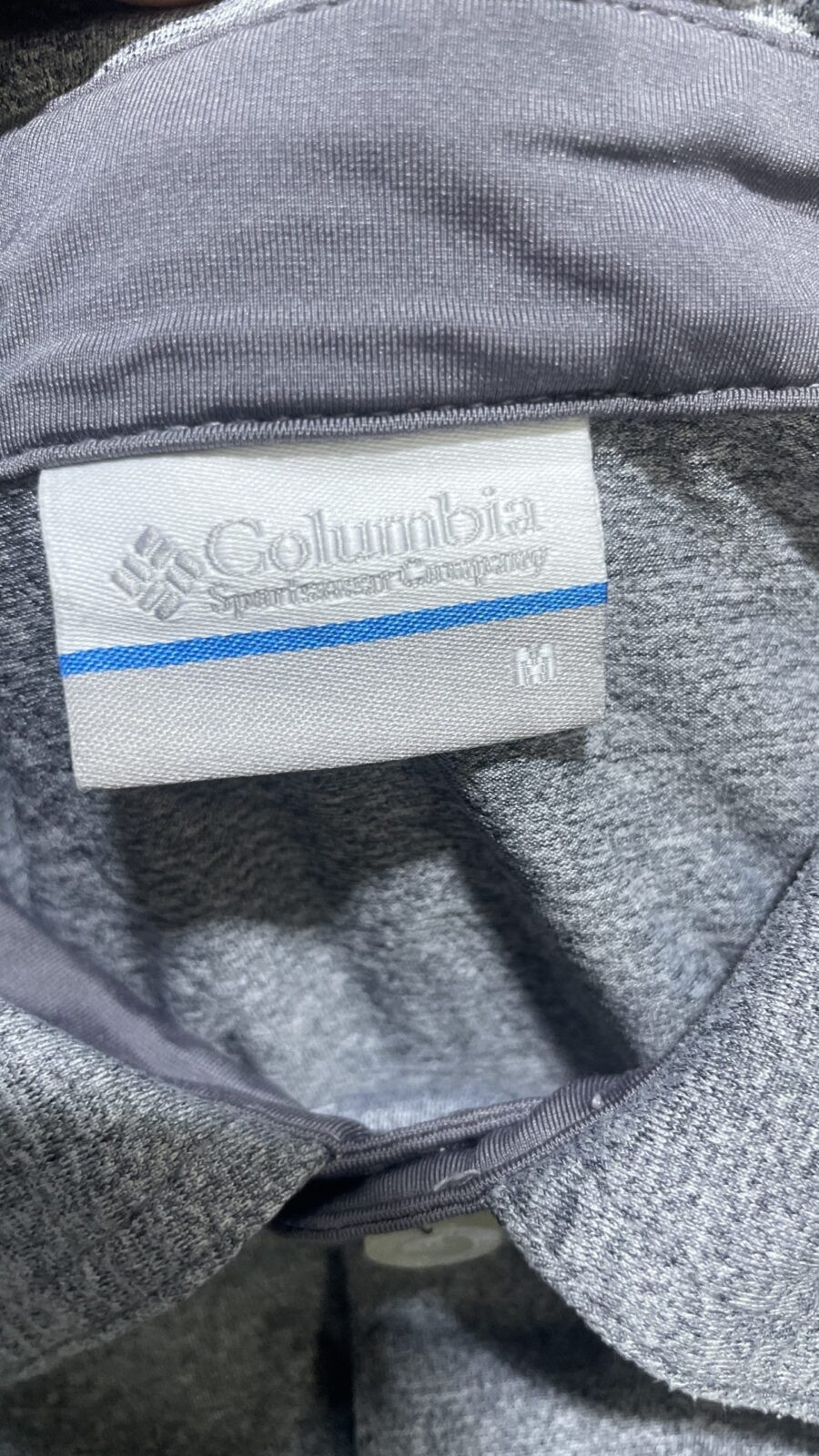 Columbia Grey T-Shirt detail view