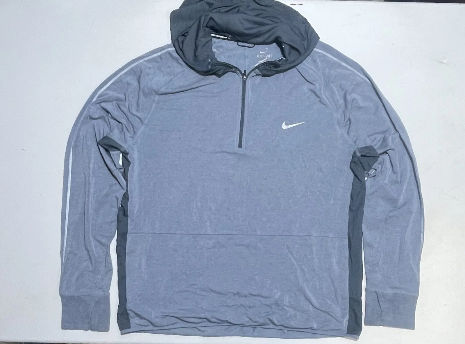 Nike Grey Hoodie front view