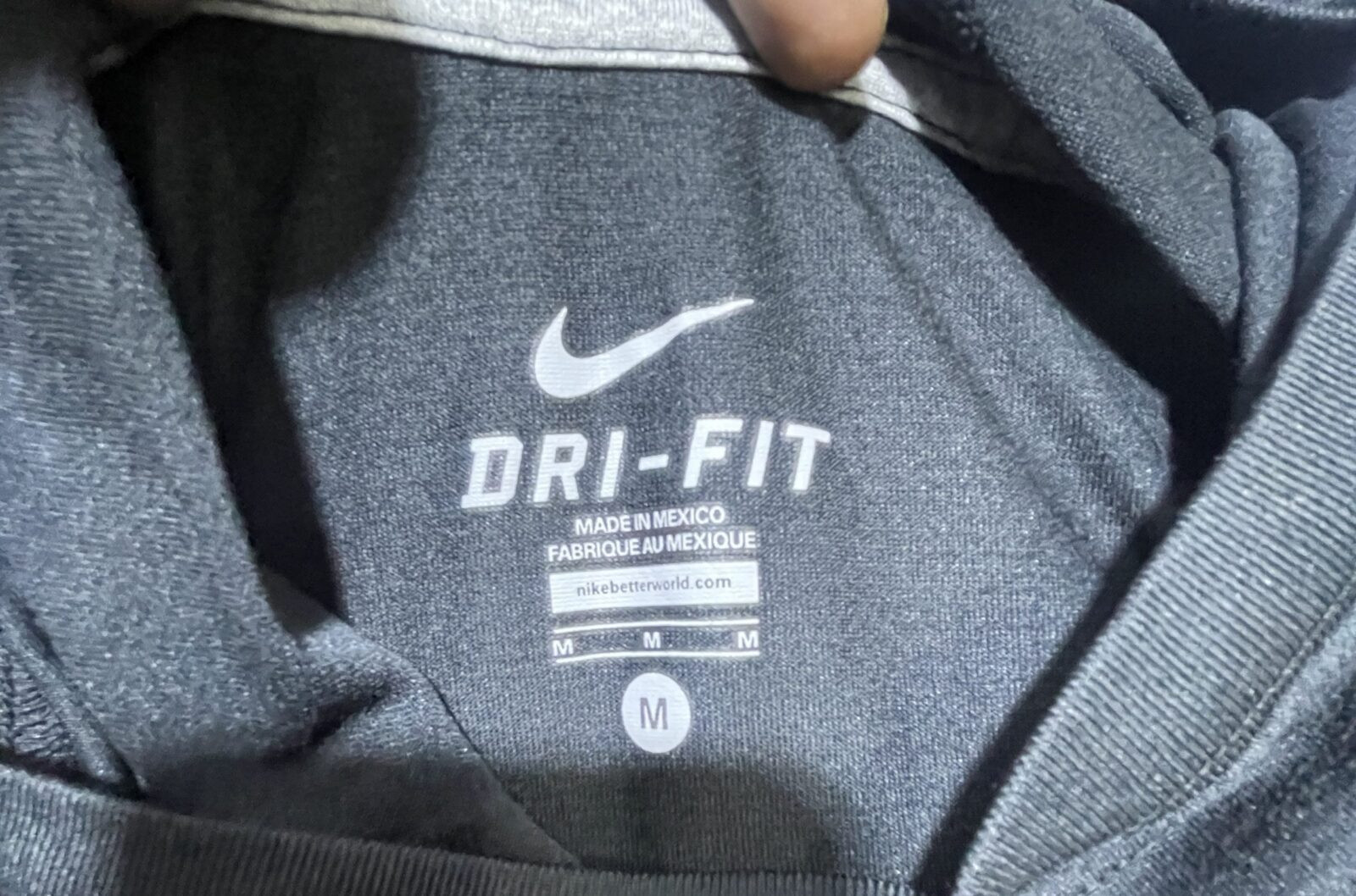 Nike Black Hoodie back view