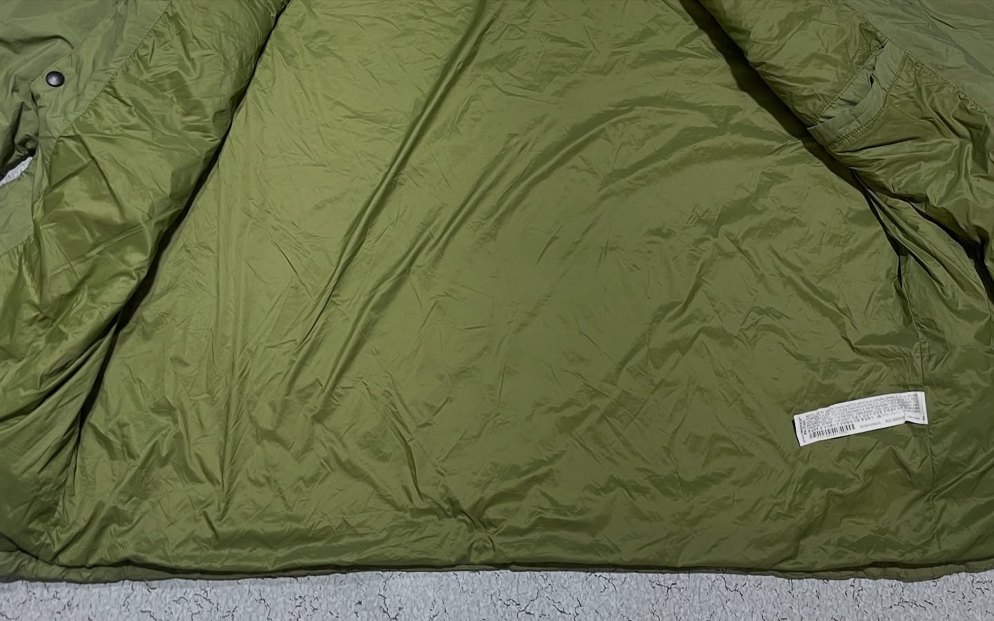 Zara Green Jacket back view