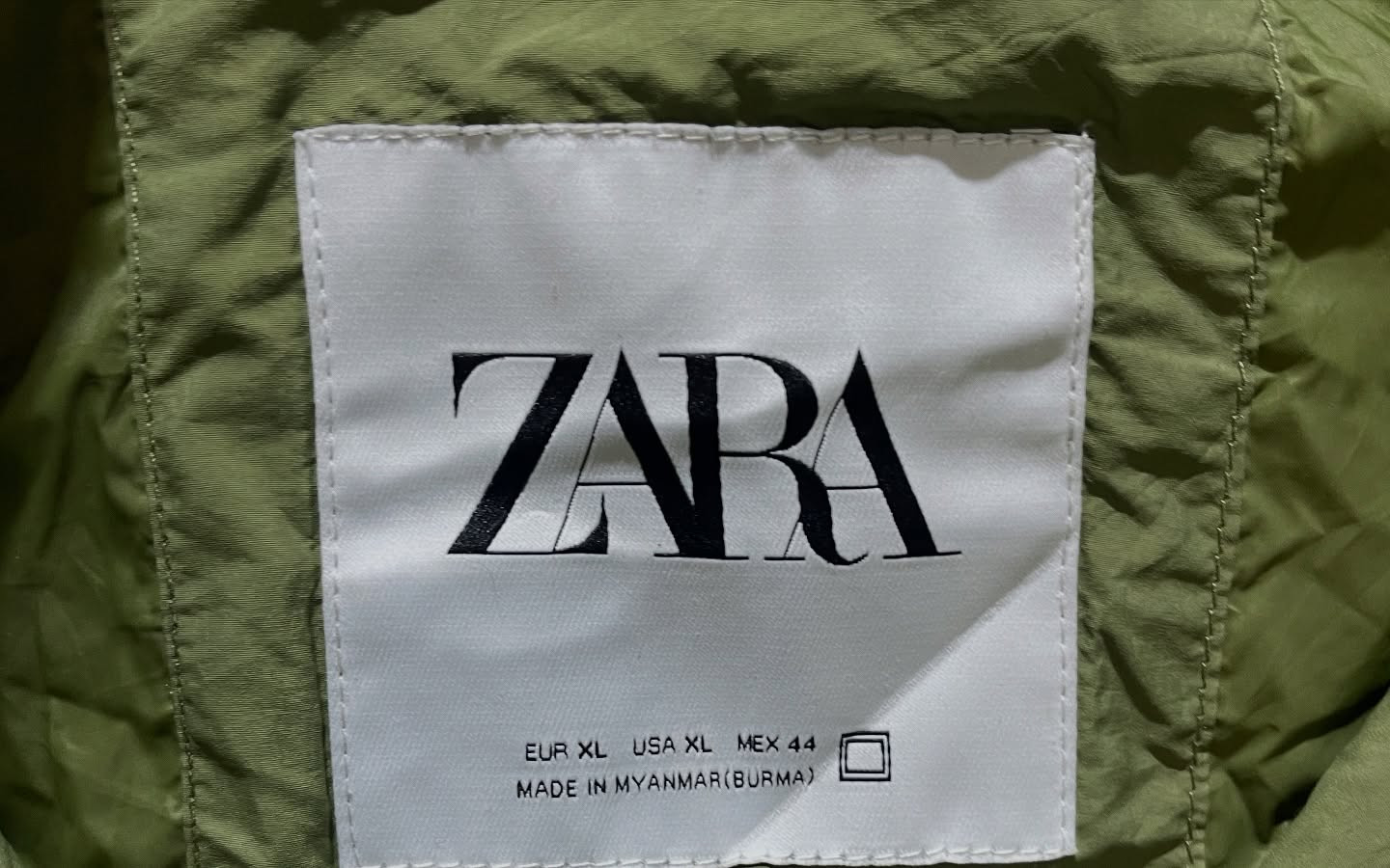 Zara Green Jacket alternate view
