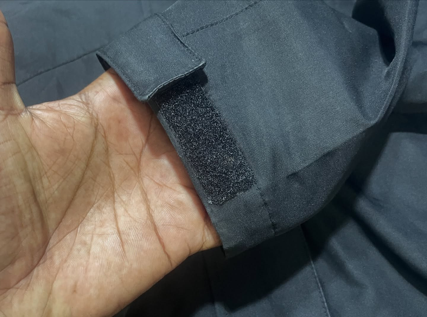 Adidas Black Hoodie detail view