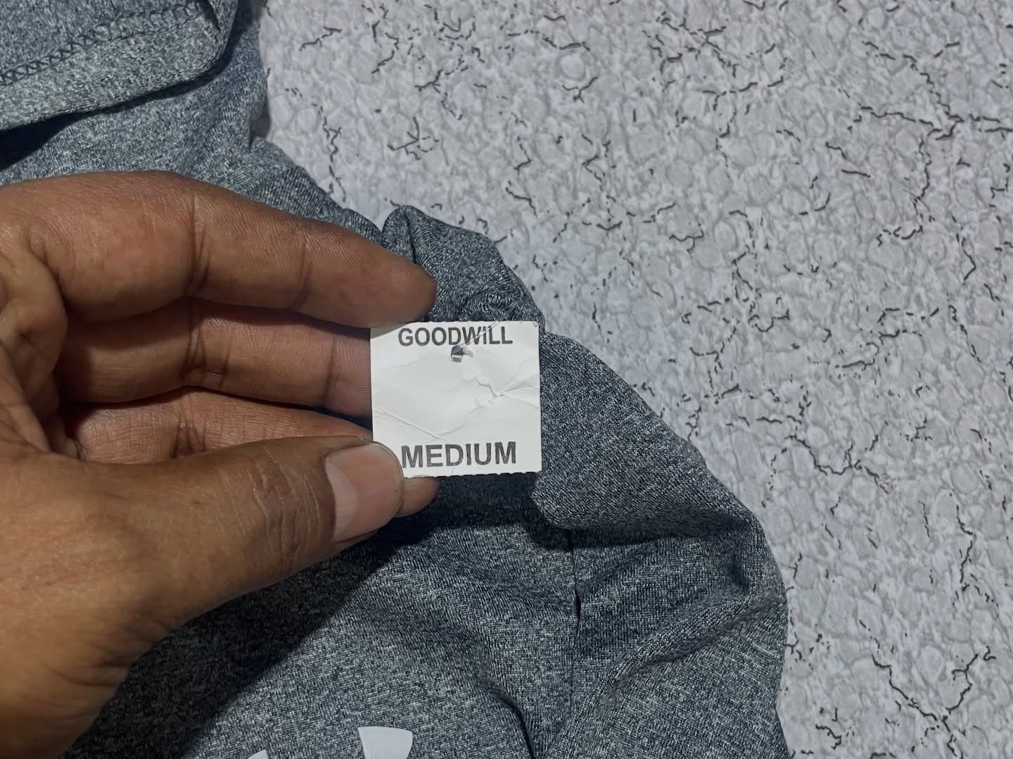 Under Armour Grey Hoodie detail view