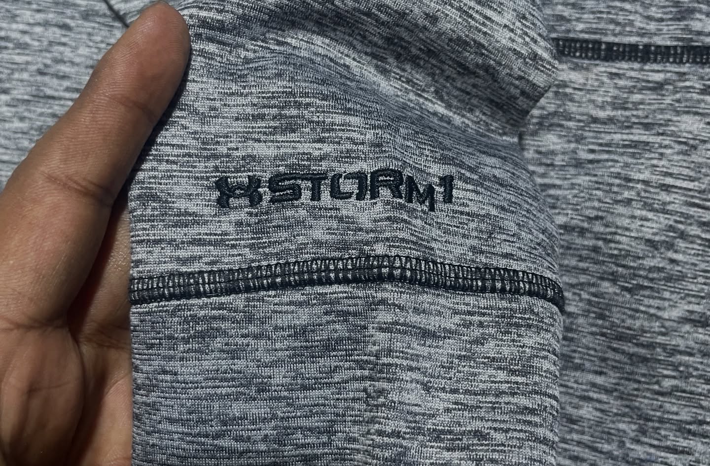 Under Armour Grey Hoodie detail view