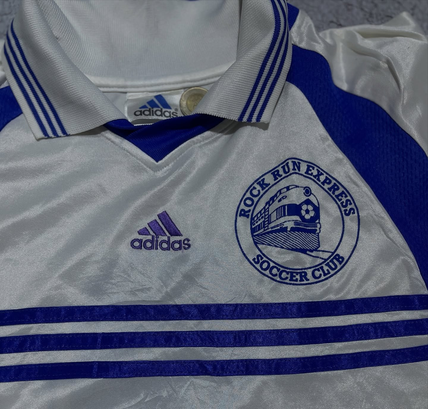 Adidas White Jersey back view