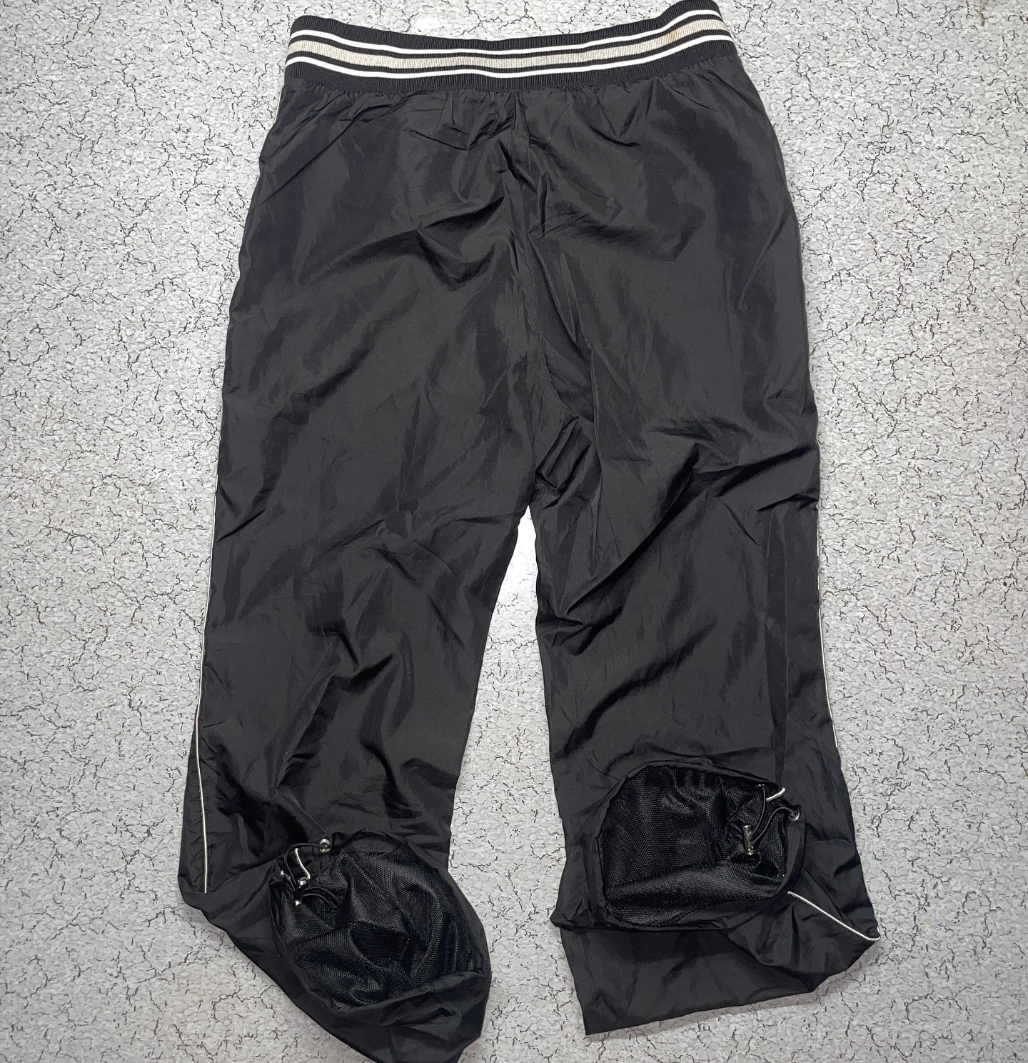 Black Track Pants back view