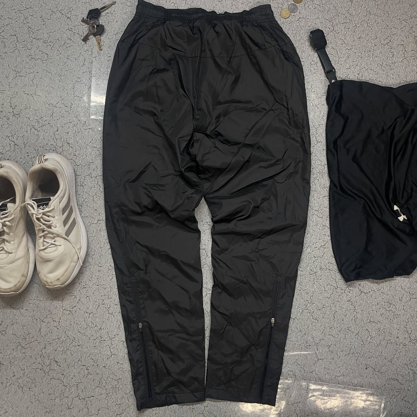 Black Track Pants detail view