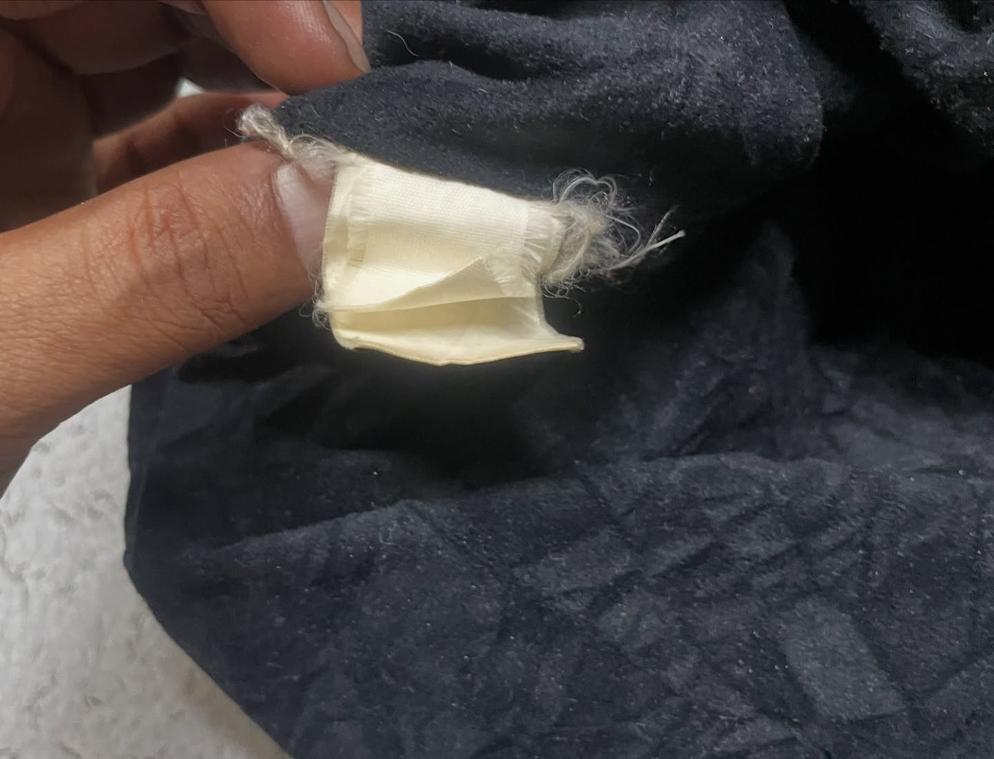 The North Face Green Hoodie detail view