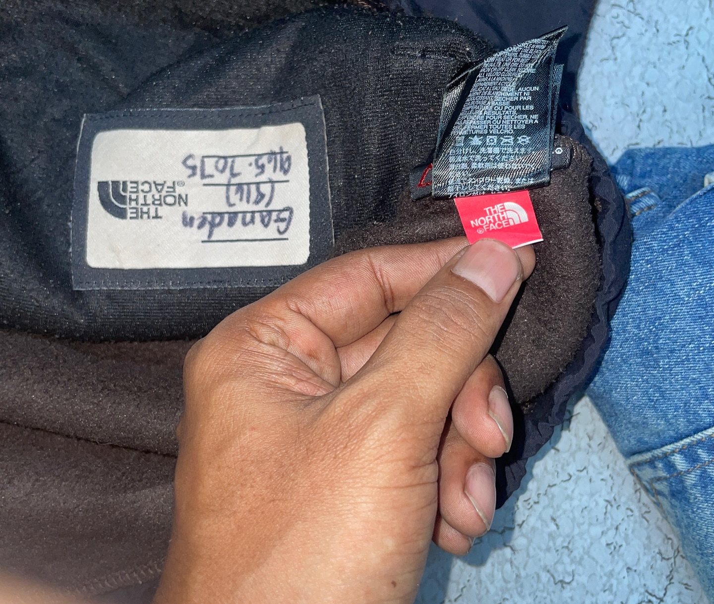 The North Face Brown Jacket back view