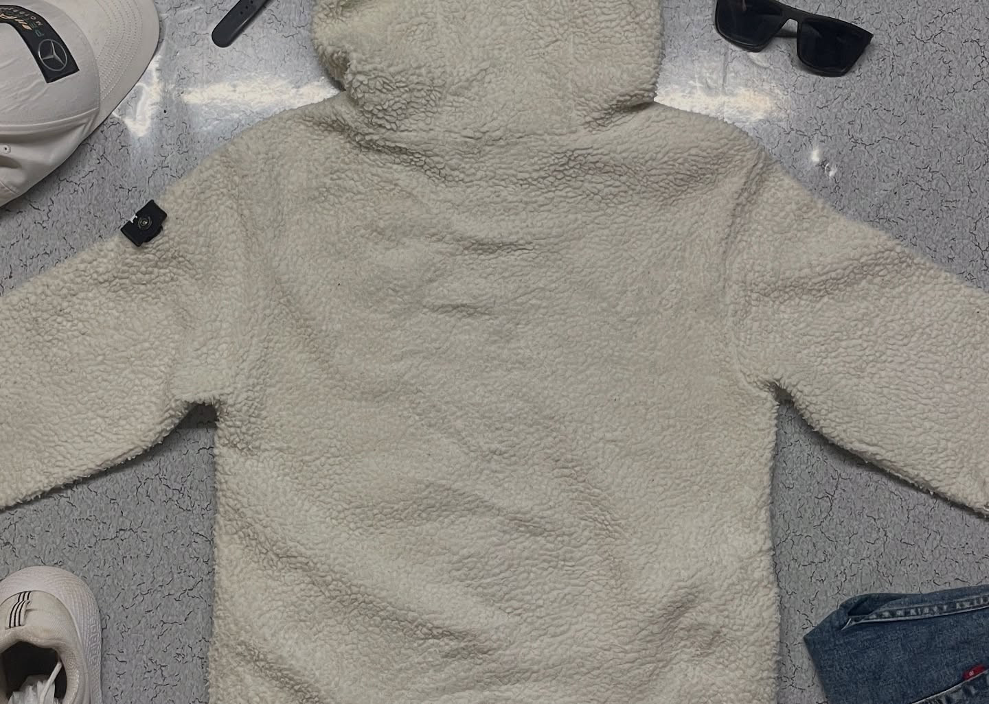 White Hoodie alternate view
