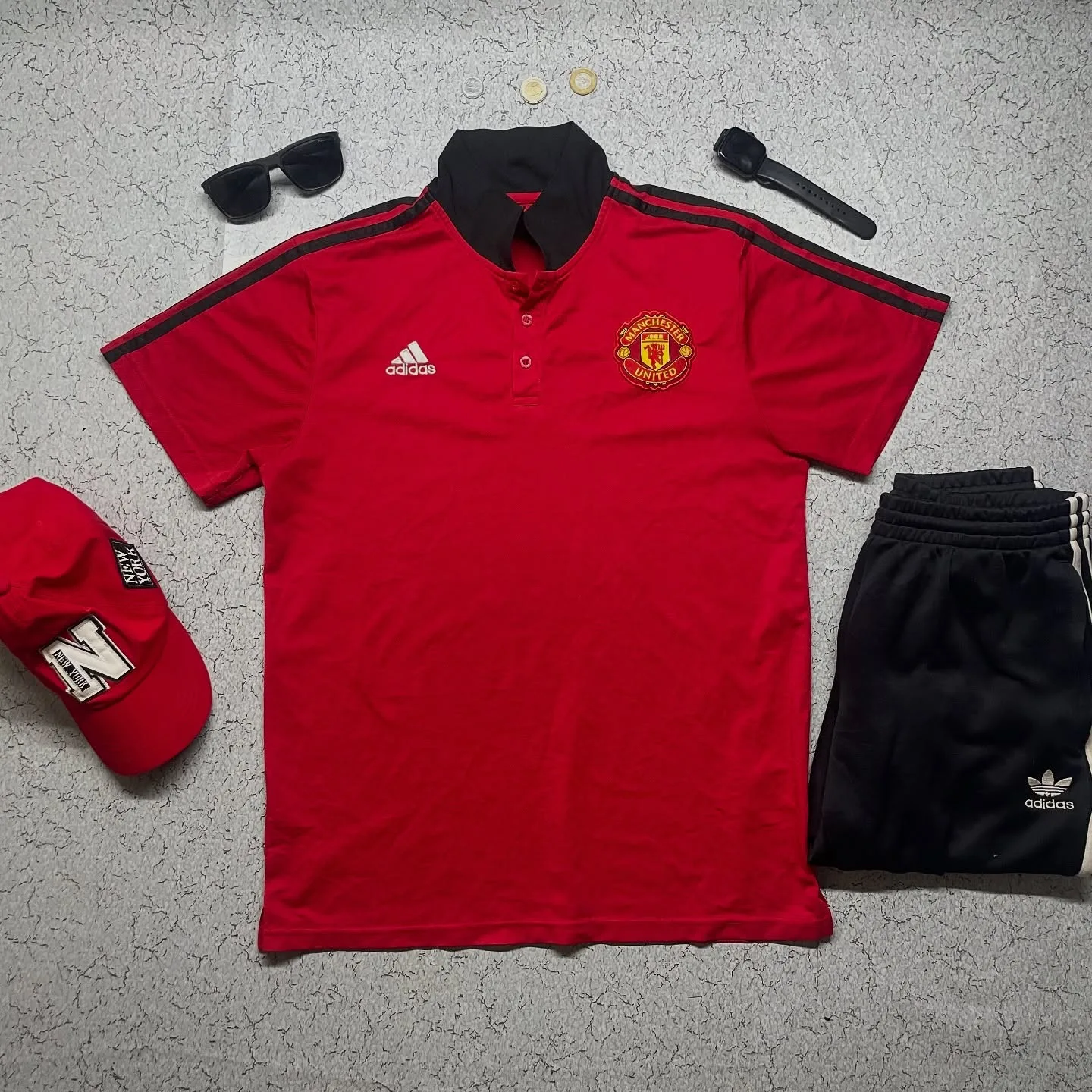 Adidas Red Jersey front view