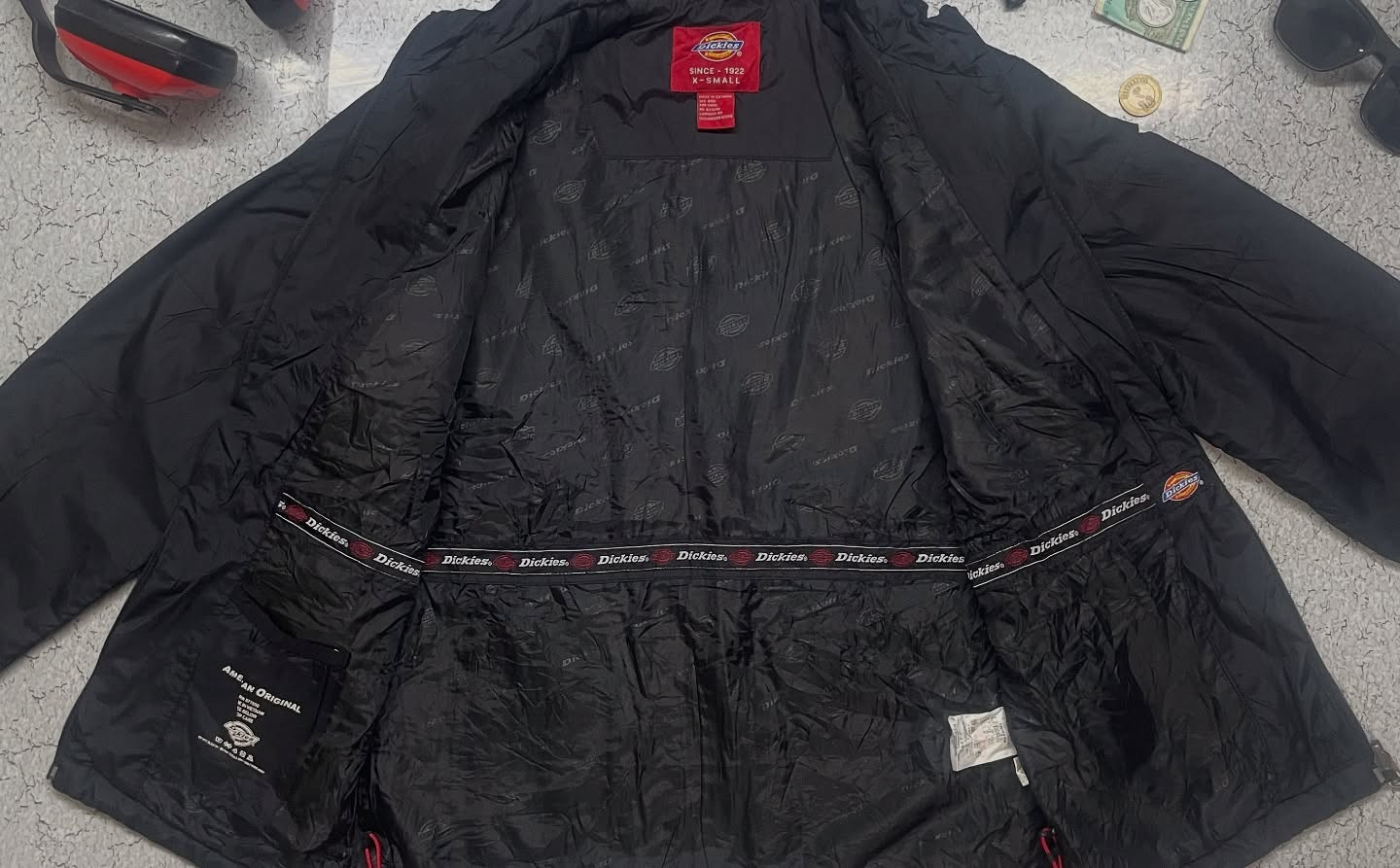 Dickies Red Puffer Jacket alternate view