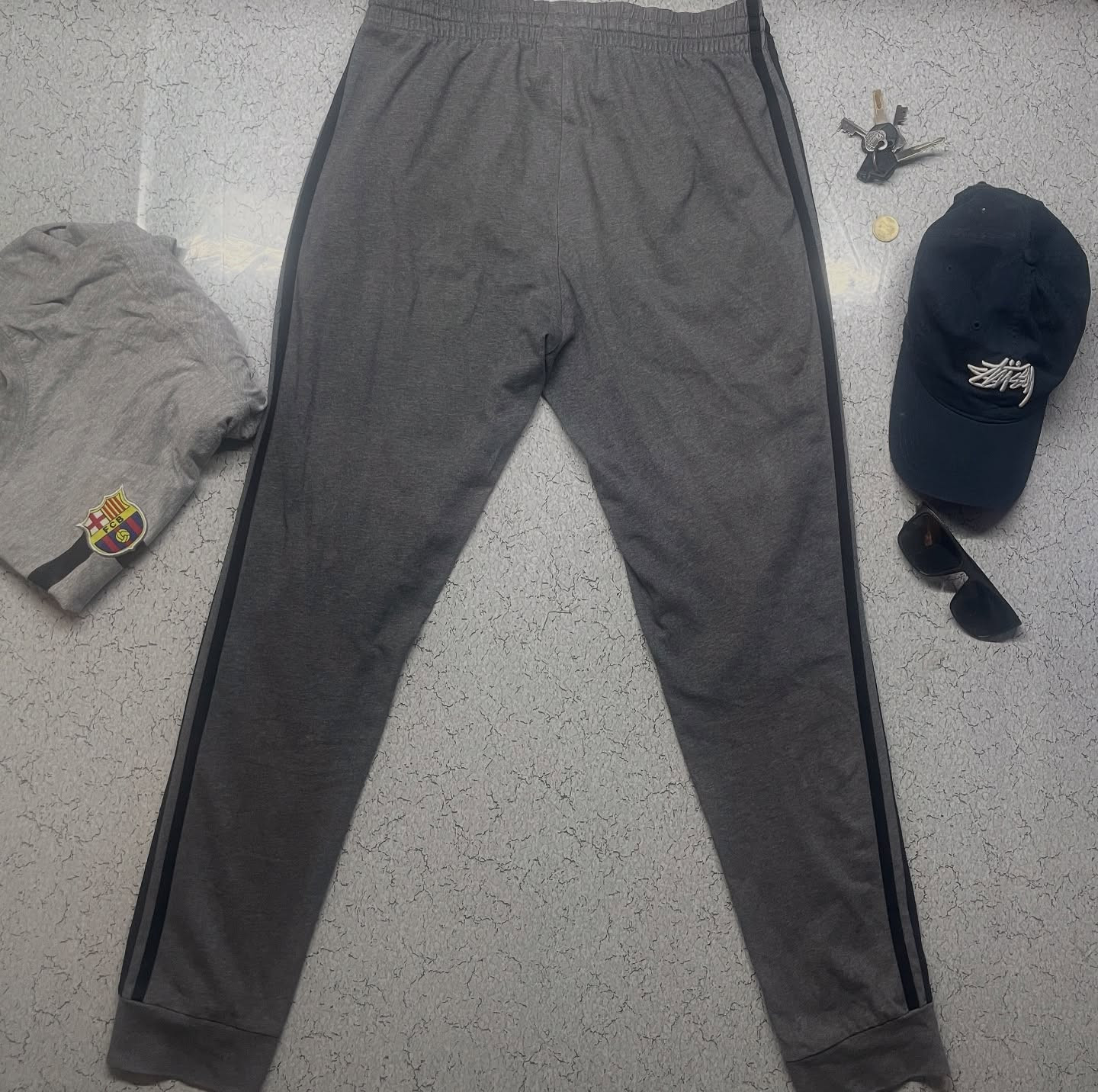 Adidas Grey Track Pants alternate view