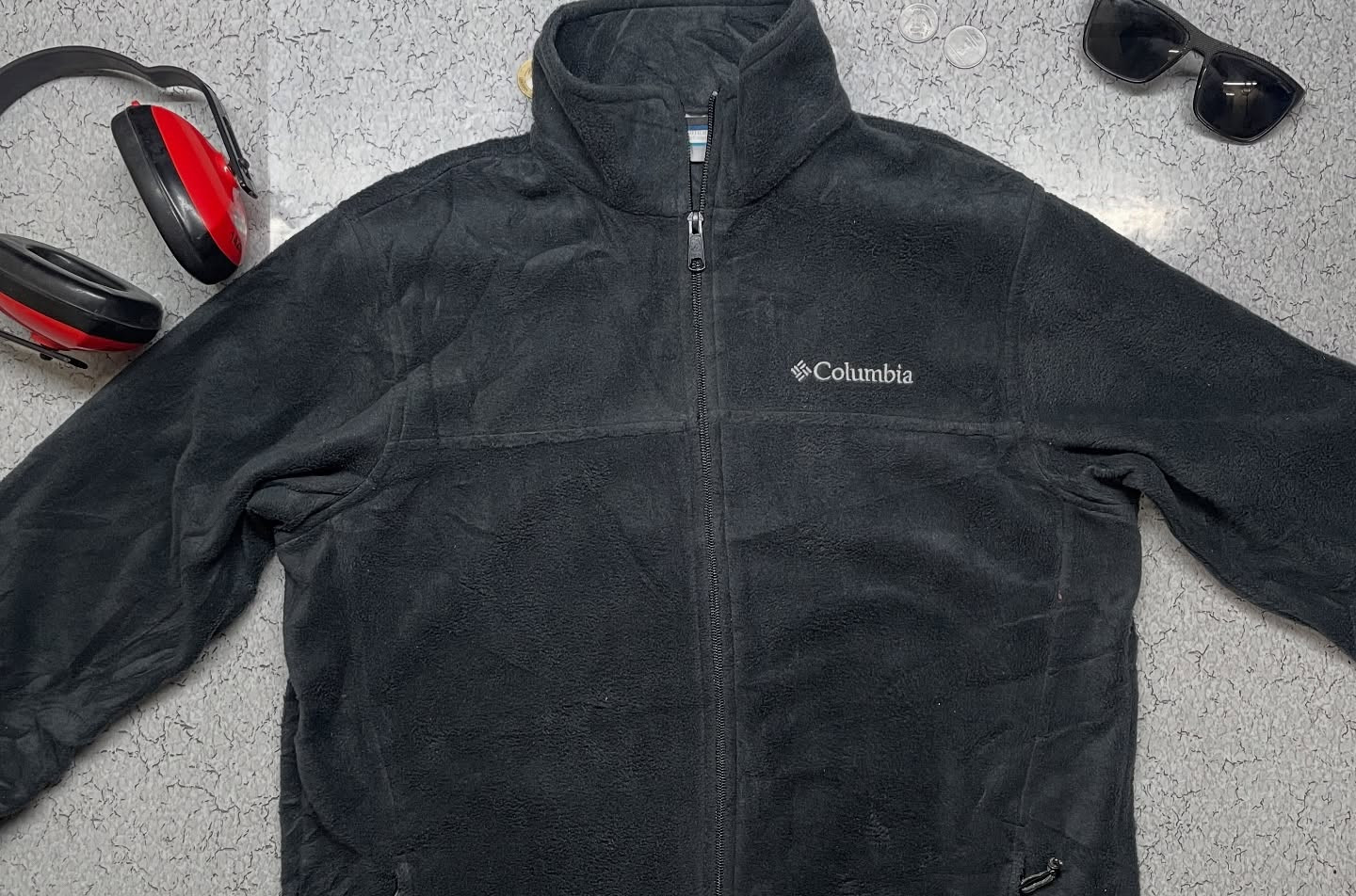 Columbia Grey Fleece Jacket alternate view