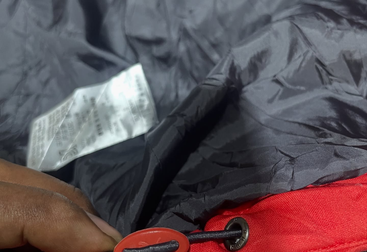 Puma Red Puffer Jacket detail view