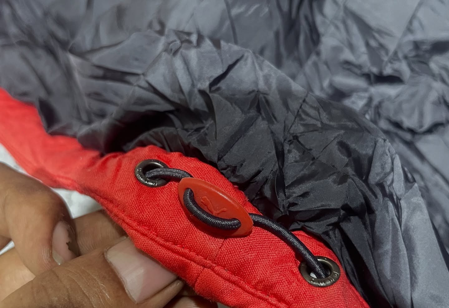 Puma Red Puffer Jacket back view