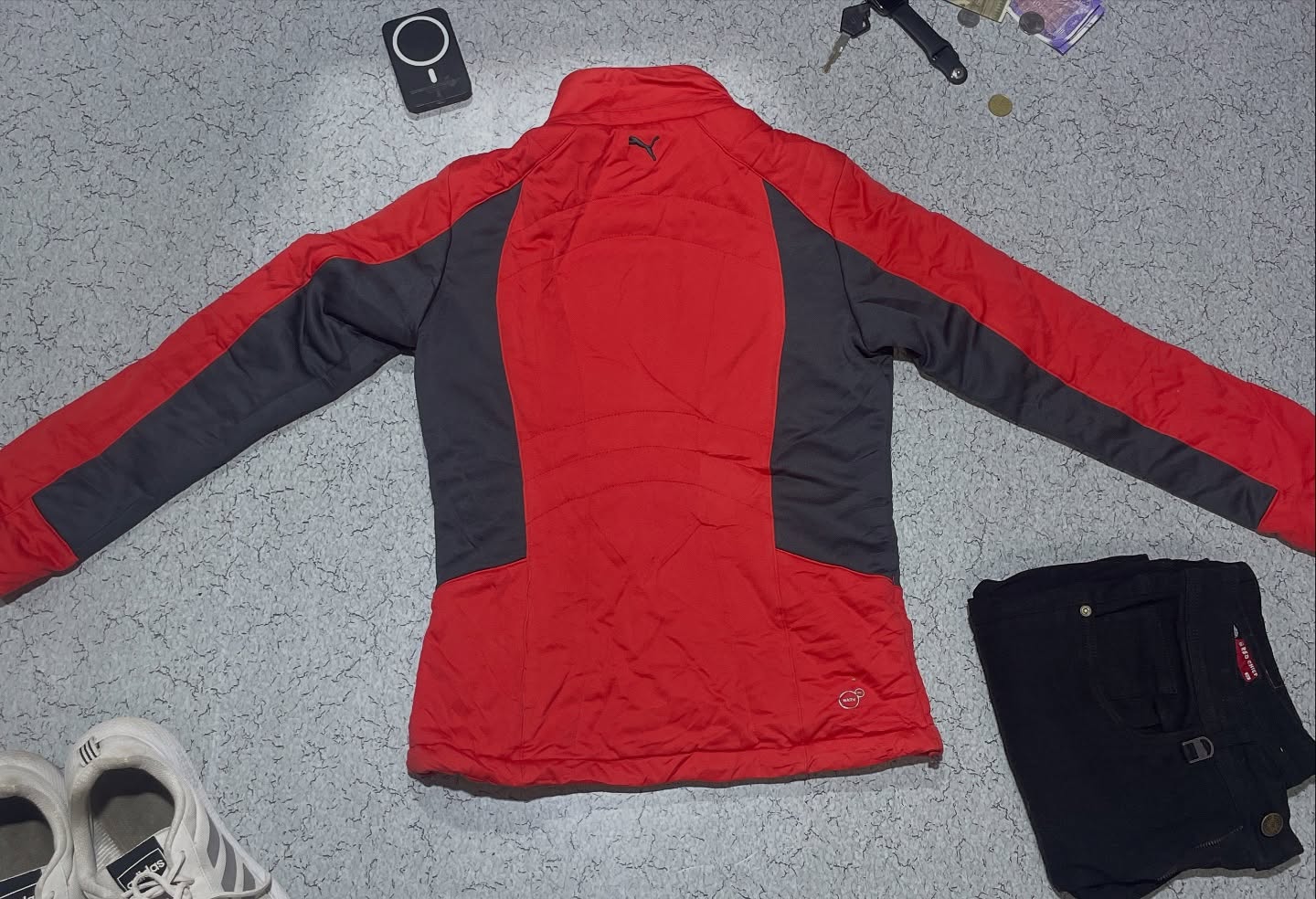Puma Red Puffer Jacket alternate view