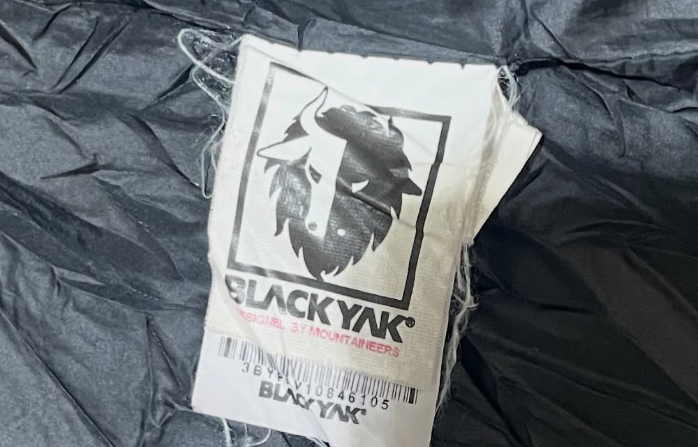 Black Puffer Jacket detail view