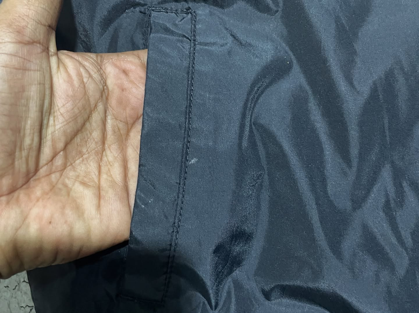 Jacket back view