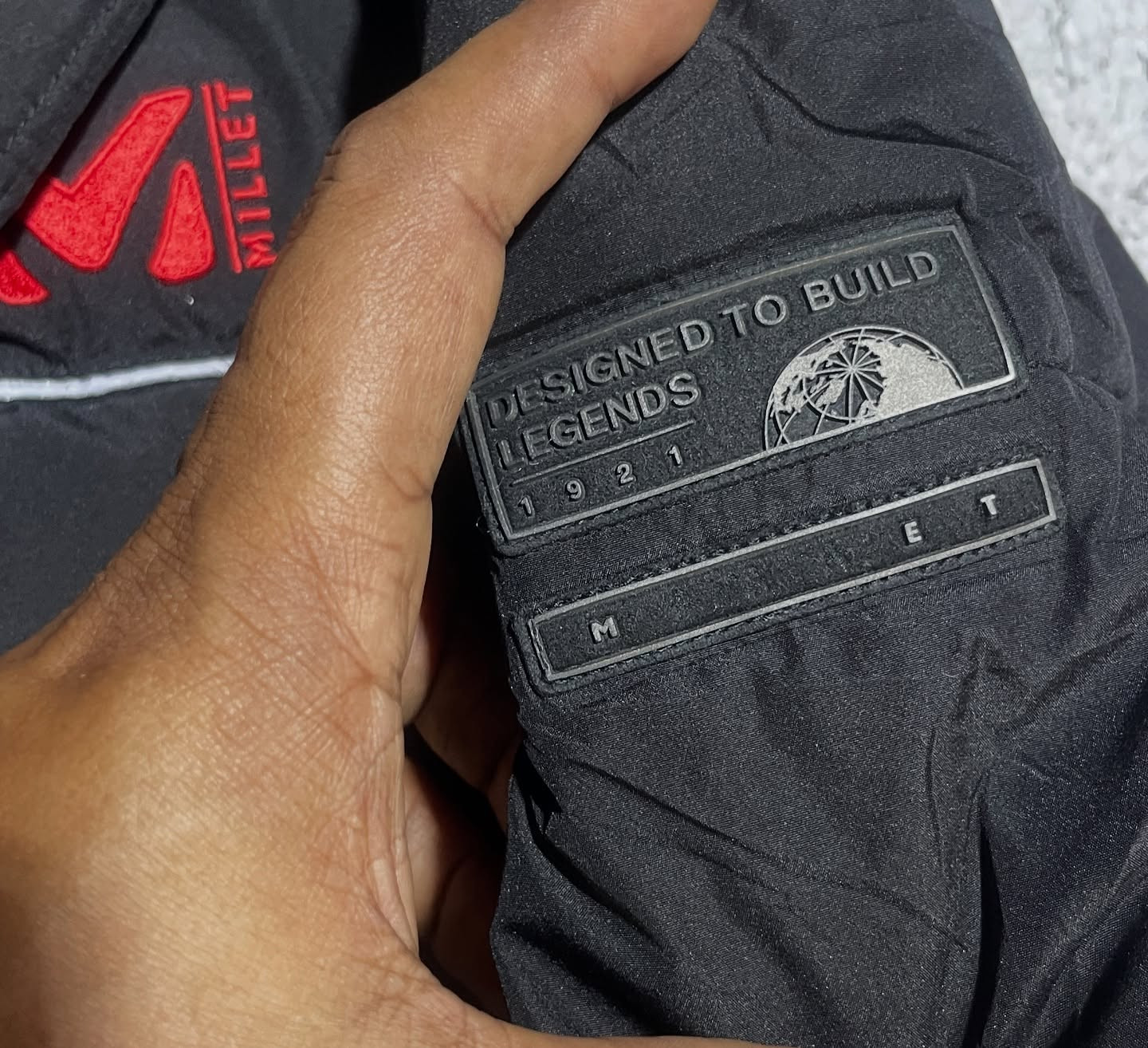 Millet Black Jacket back view