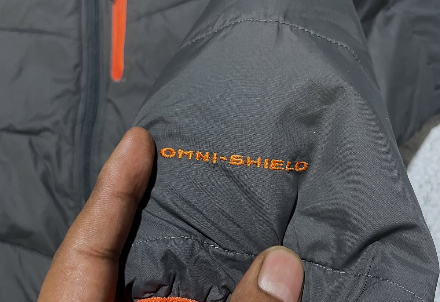 Columbia Puffer Jacket back view