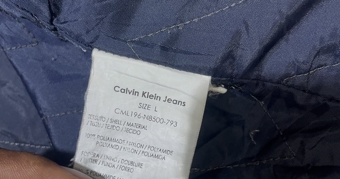 Calvin Klein Black Jeans back view