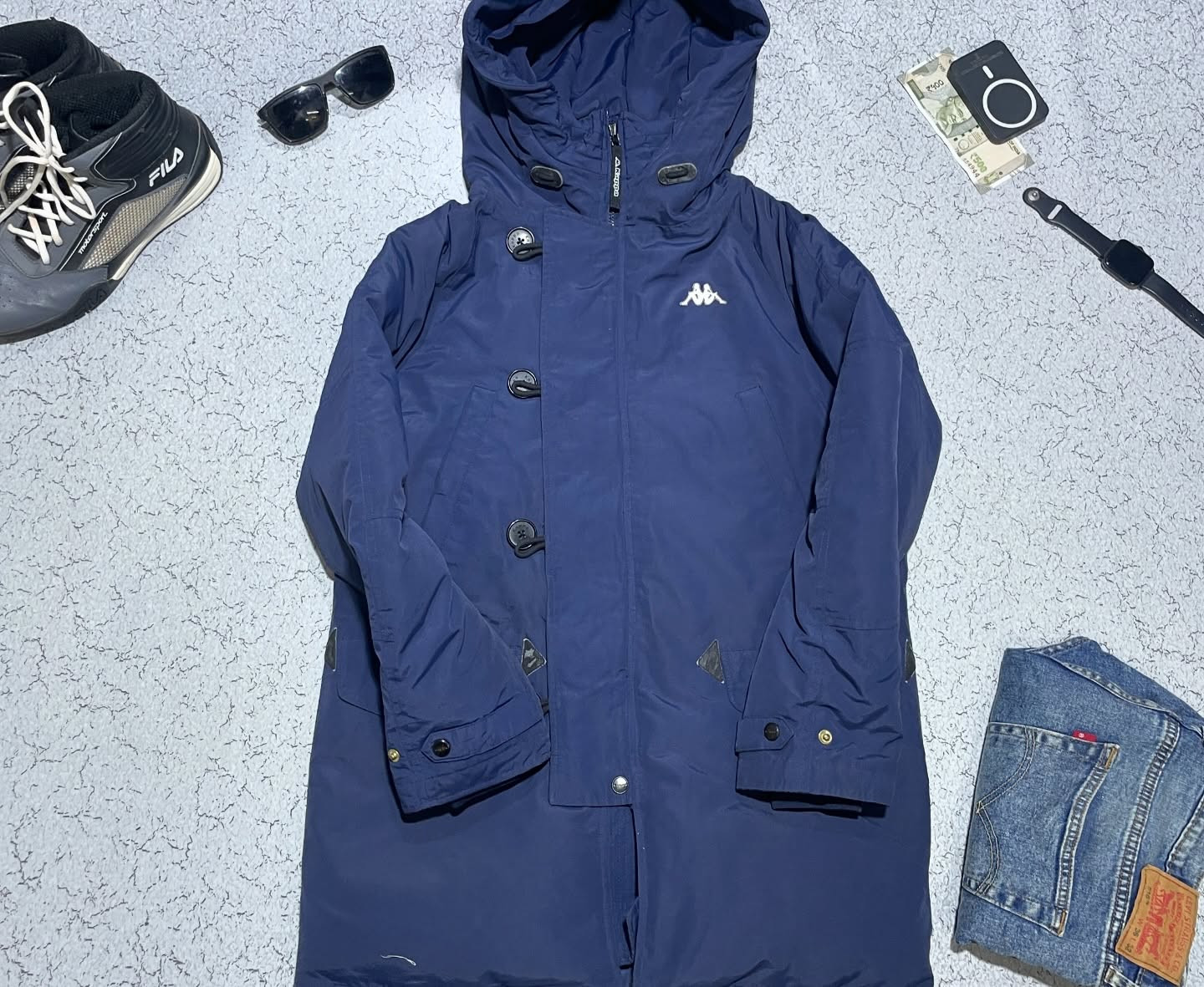Kappa Blue Hoodie alternate view