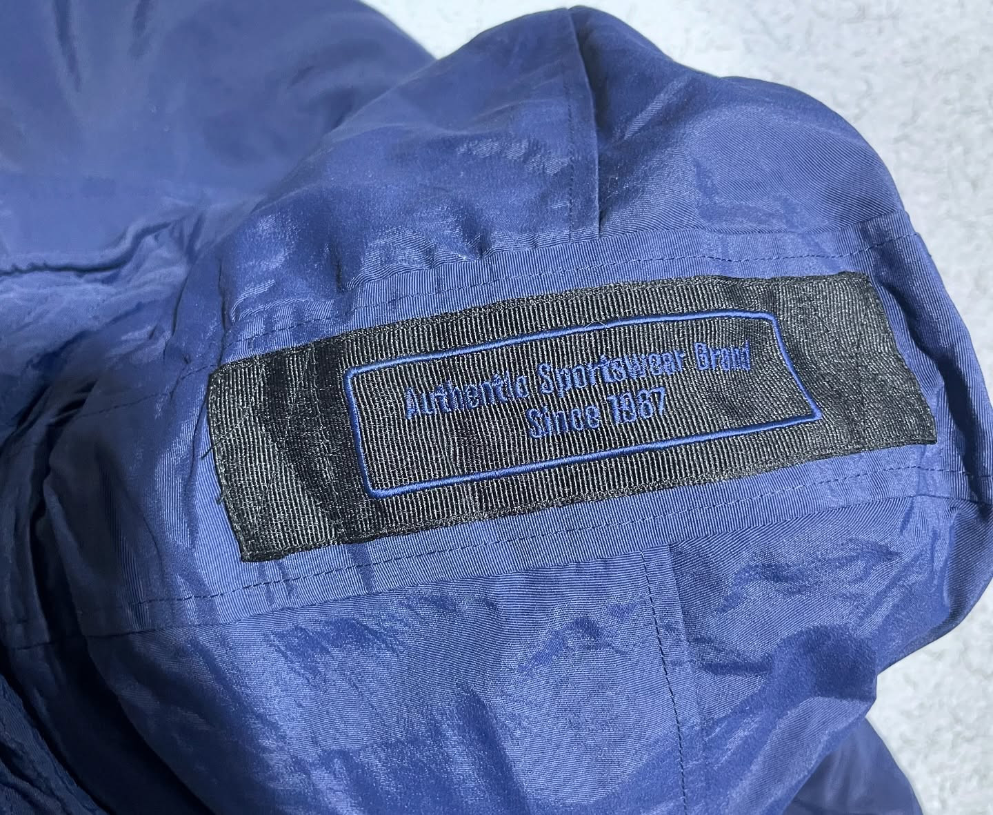 Kappa Blue Hoodie back view
