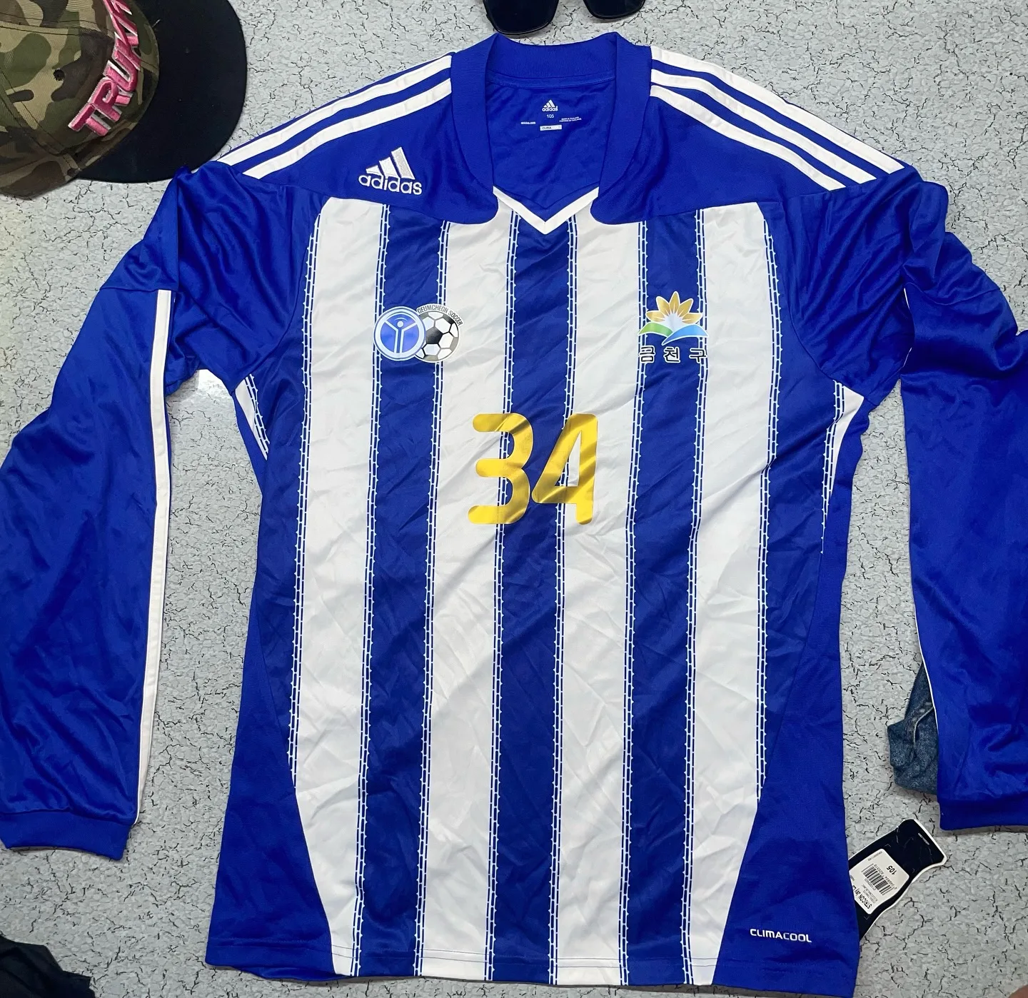 Adidas Blue Jersey front view