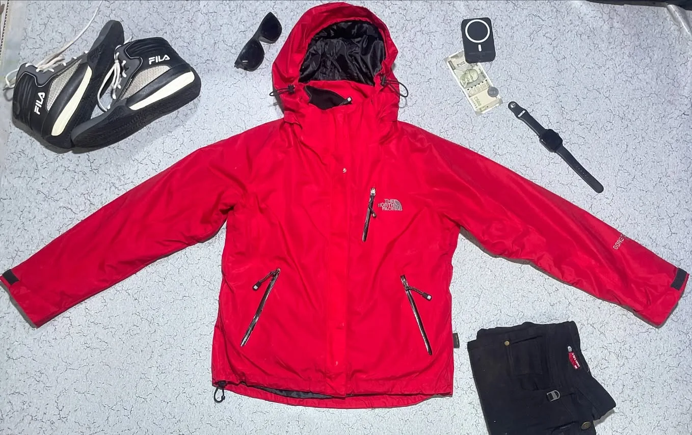 The North Face Red Jacket front view