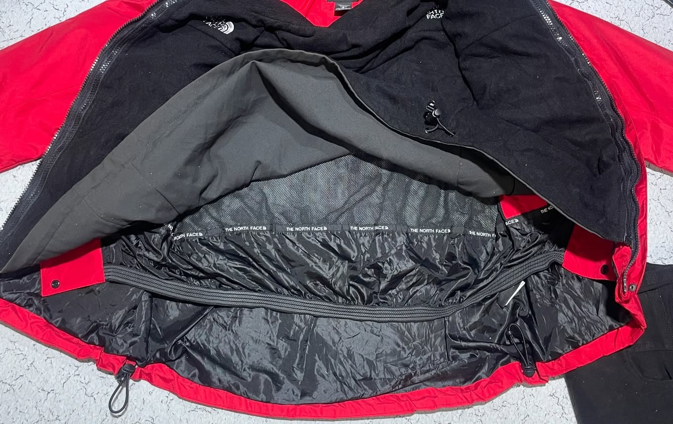 The North Face Red Jacket back view