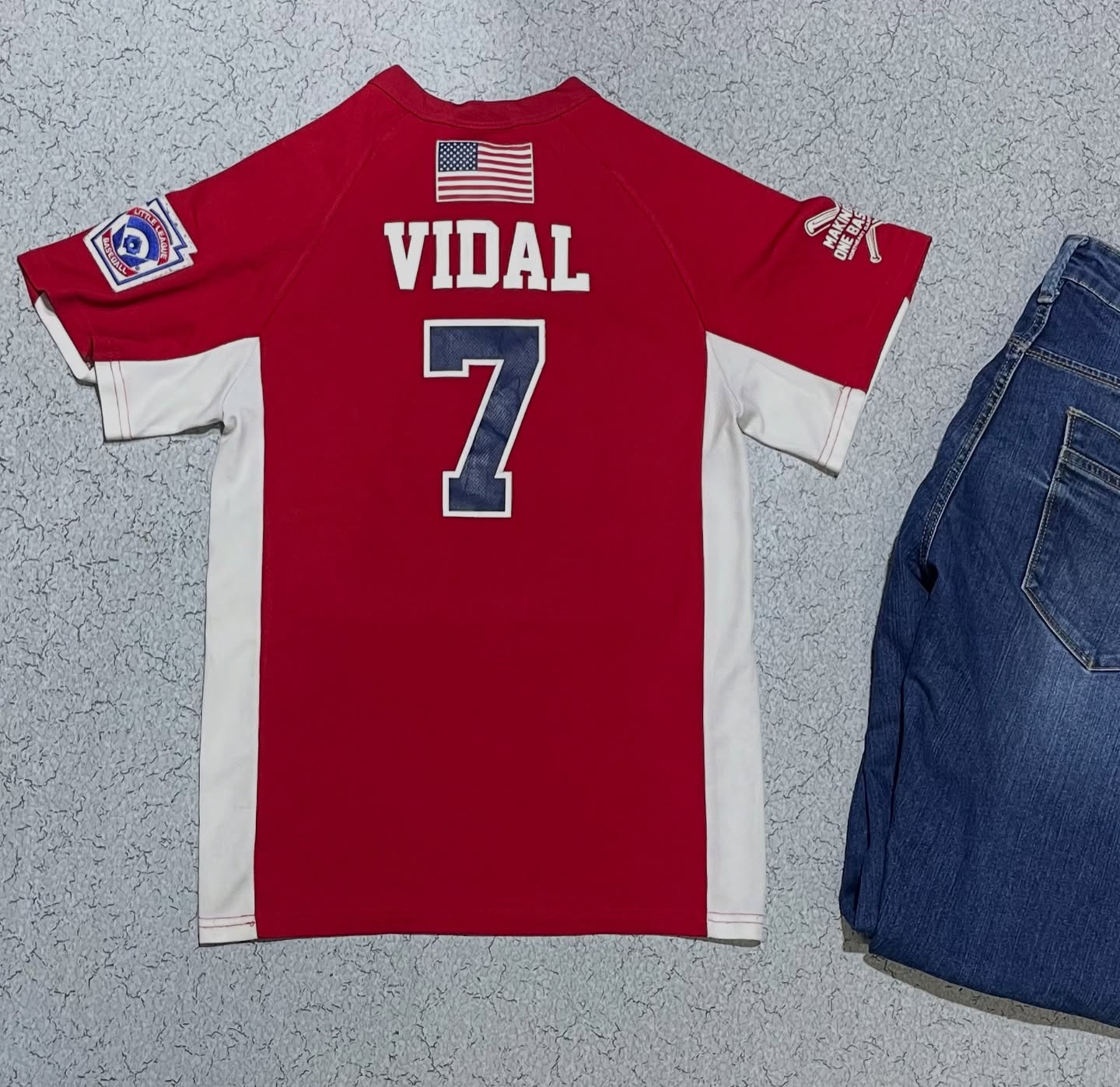 Jersey back view