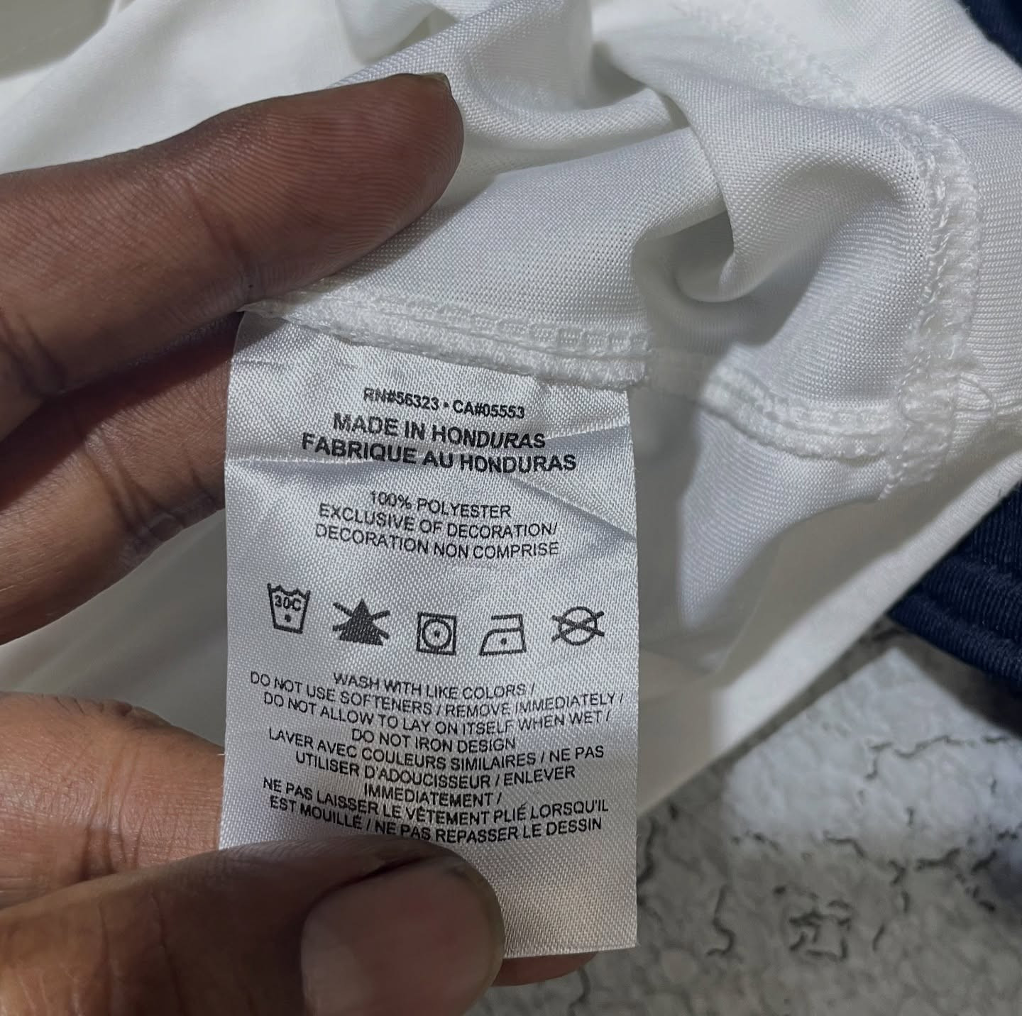 Nike White simple detail view