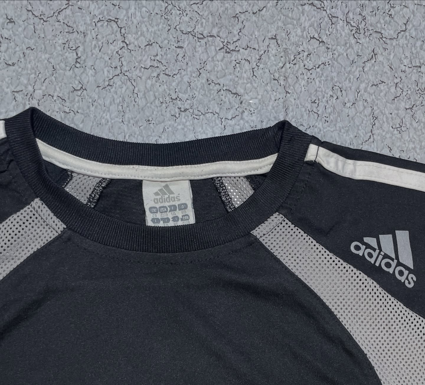 Adidas Black T-Shirt back view