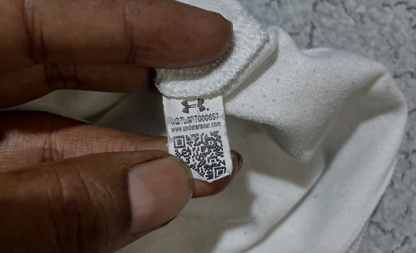 Under Armour White simple detail view