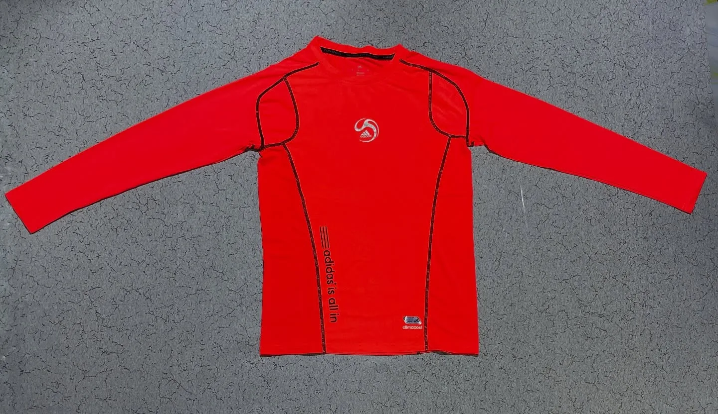 Adidas Red T-Shirt front view