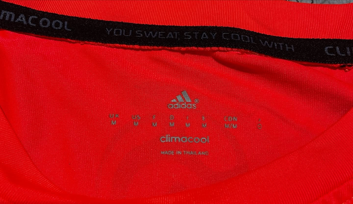 Adidas Red T-Shirt back view