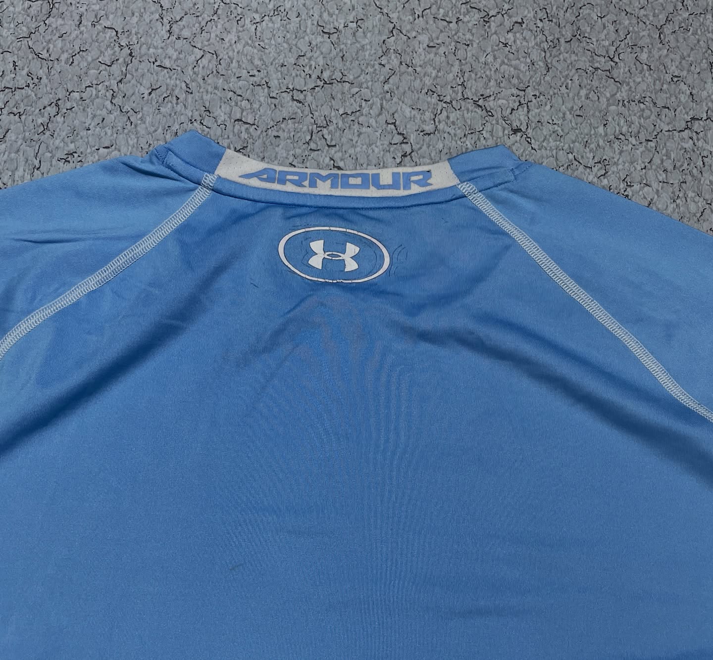 Under Armour Blue simple back view