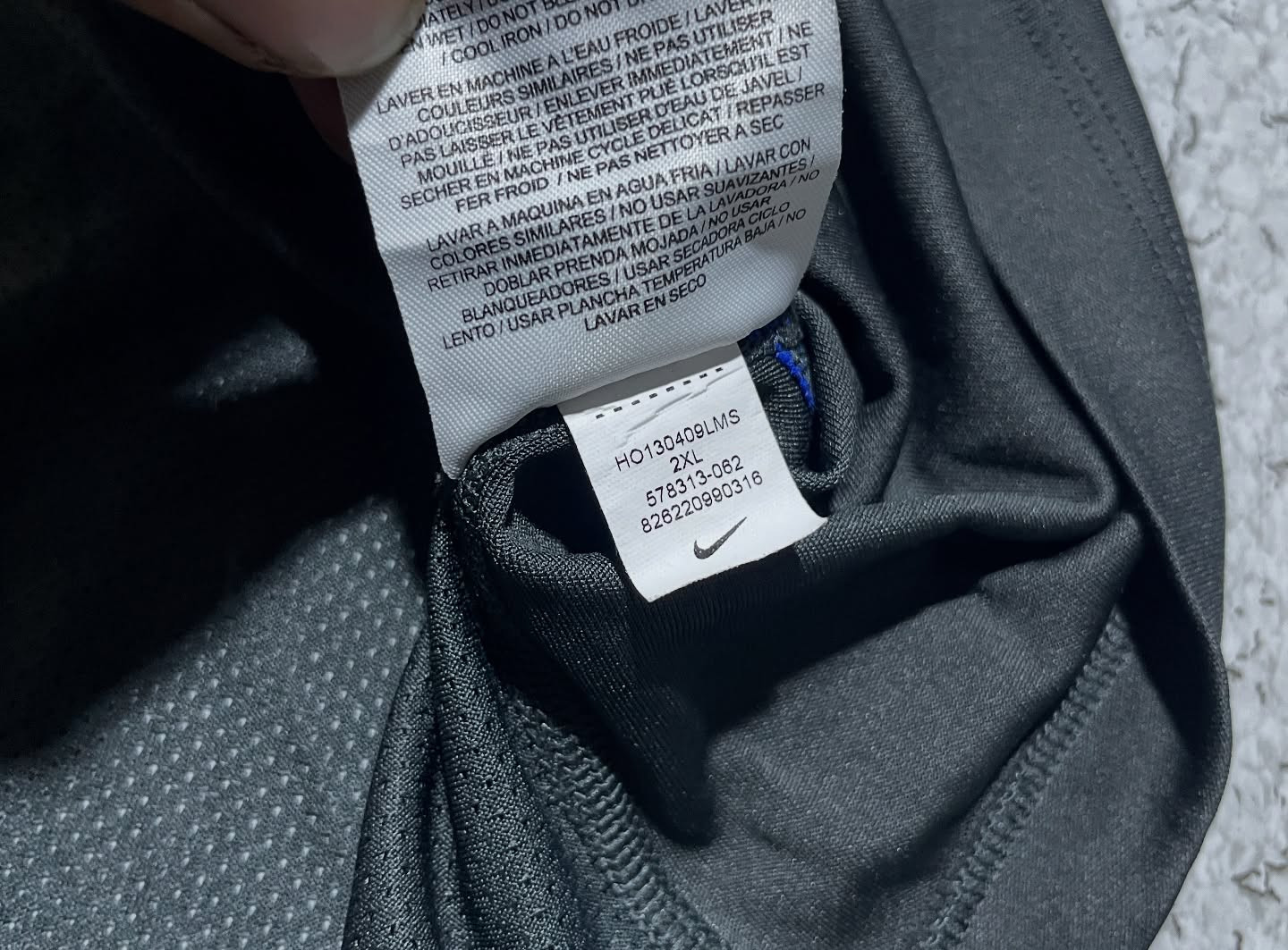Nike Blue T-Shirt detail view