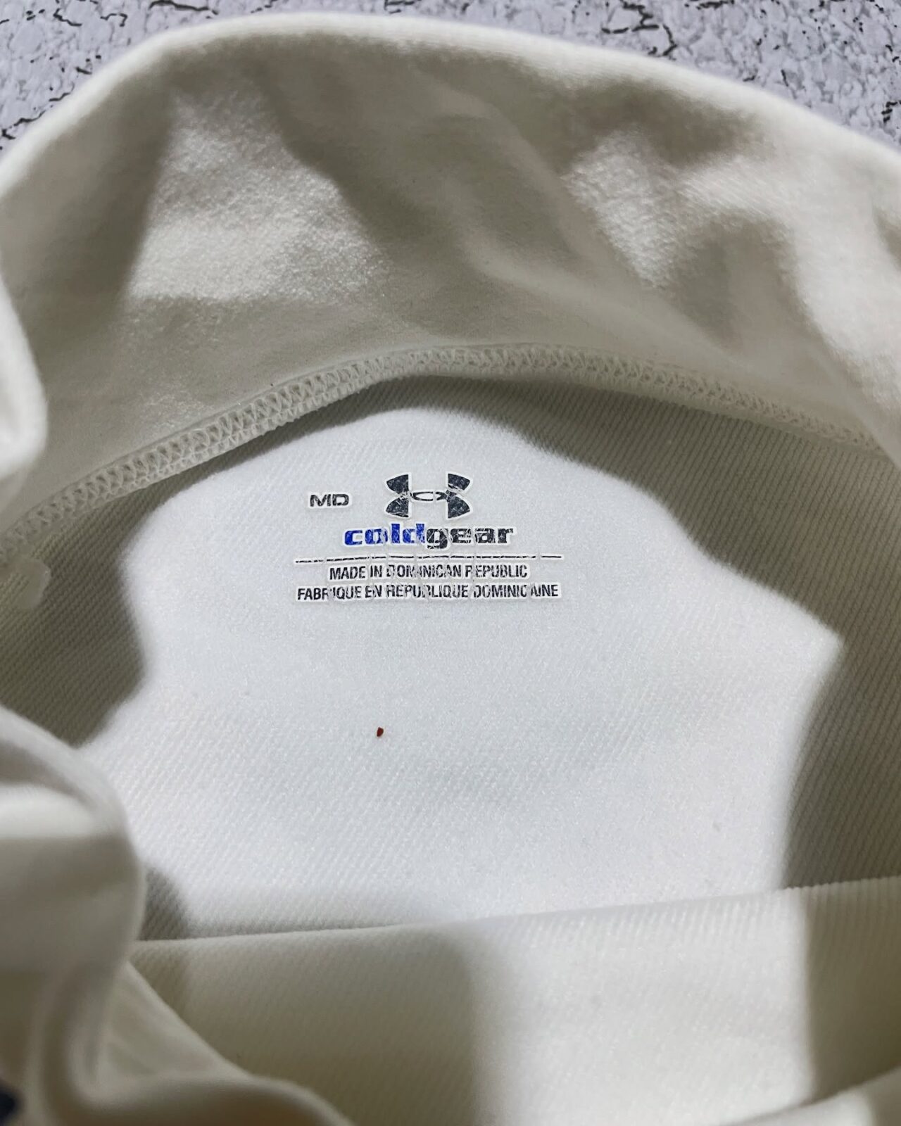 Under Armour White simple back view
