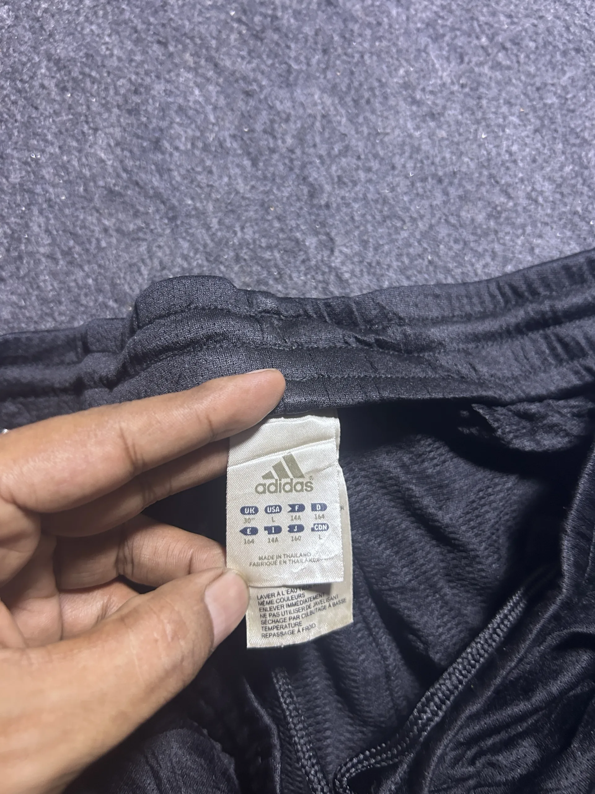 Adidas Black Training Shorts back view