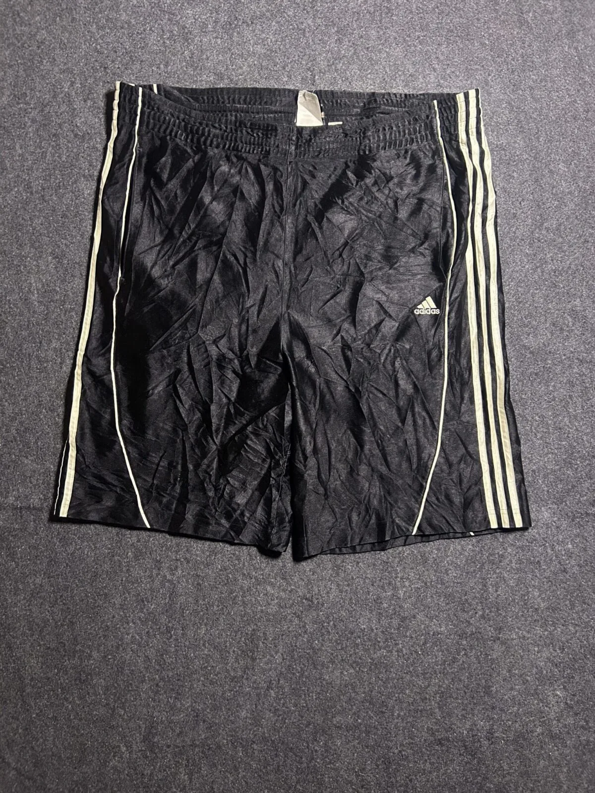 Adidas Black Training Shorts front view