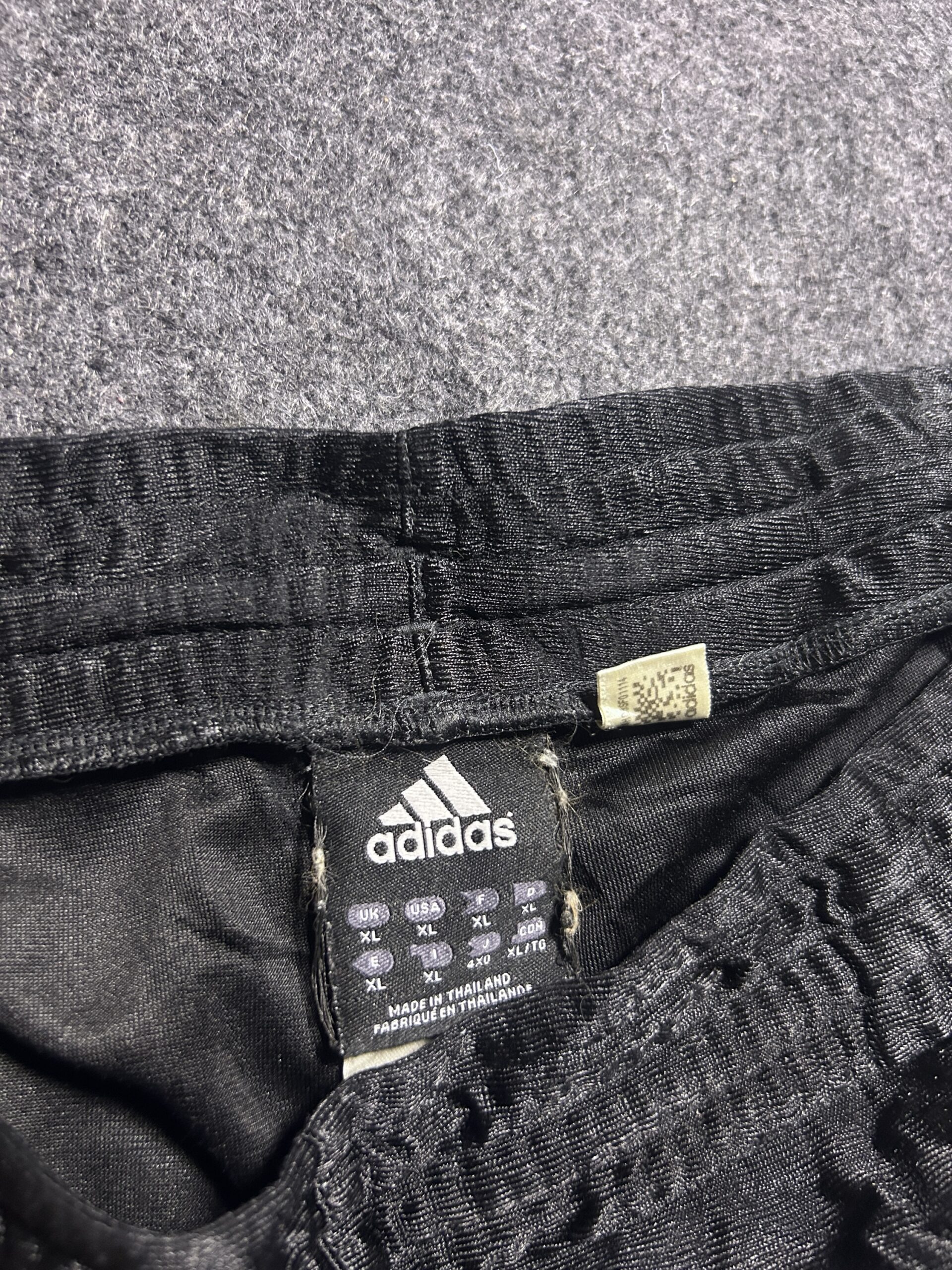 Adidas Black Training Shorts detail view