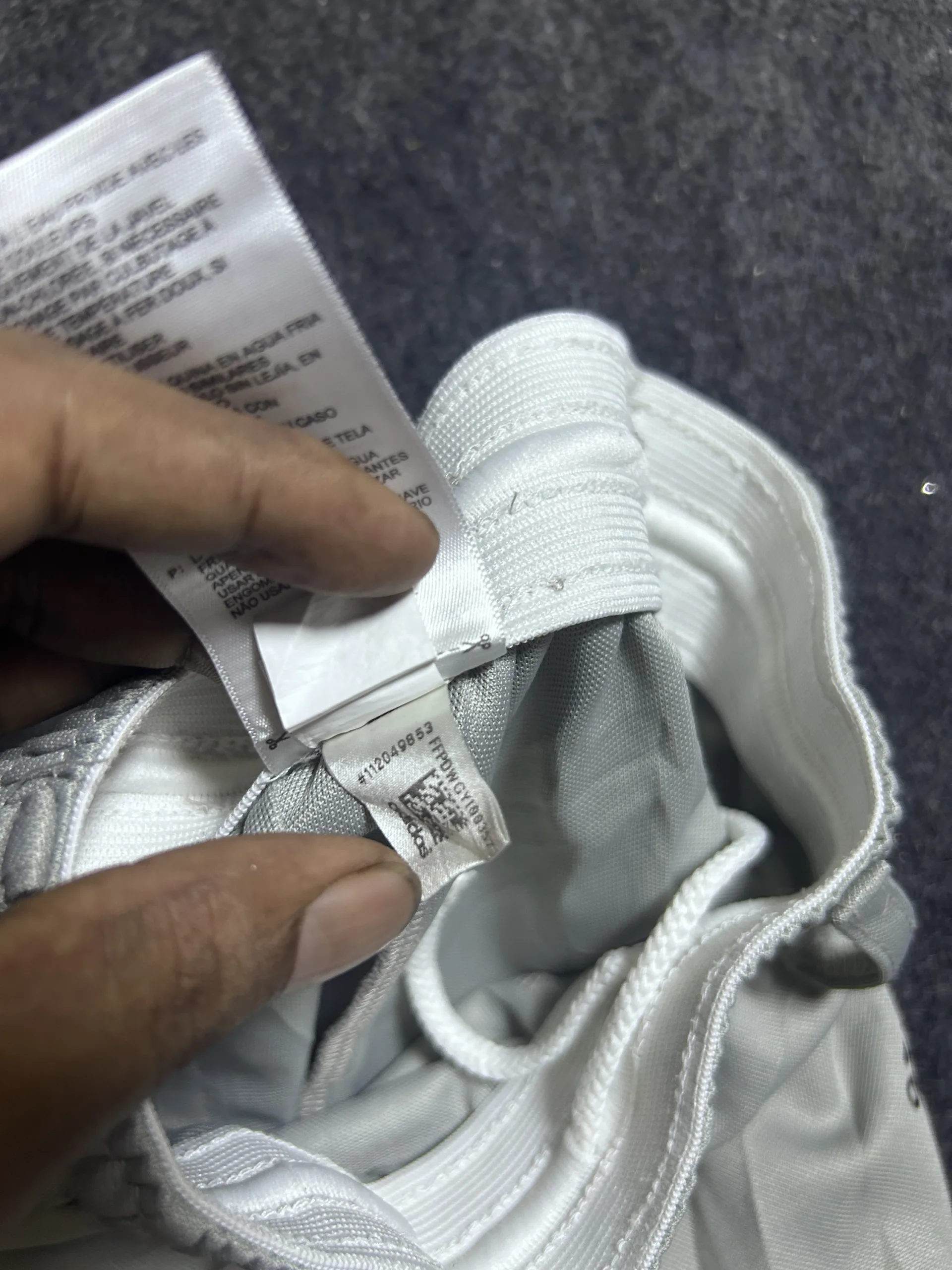 Adidas Grey Track Pants detail view